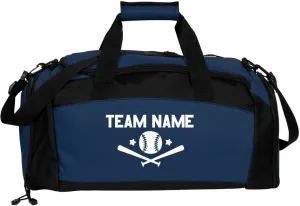 Custom Team Baseball Duffel: Gym Duffel Bag