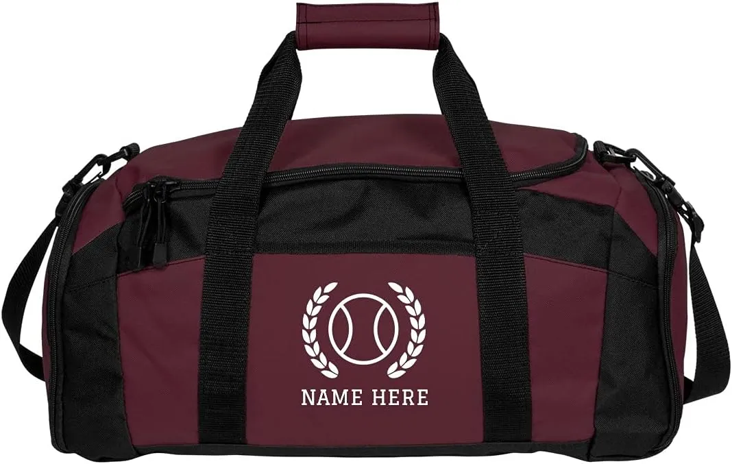 Custom Tennis Duffel Bag: Gym Duffel Bag