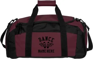 Customized Girl Personalized Dance Bag: Gym Duffel Bag