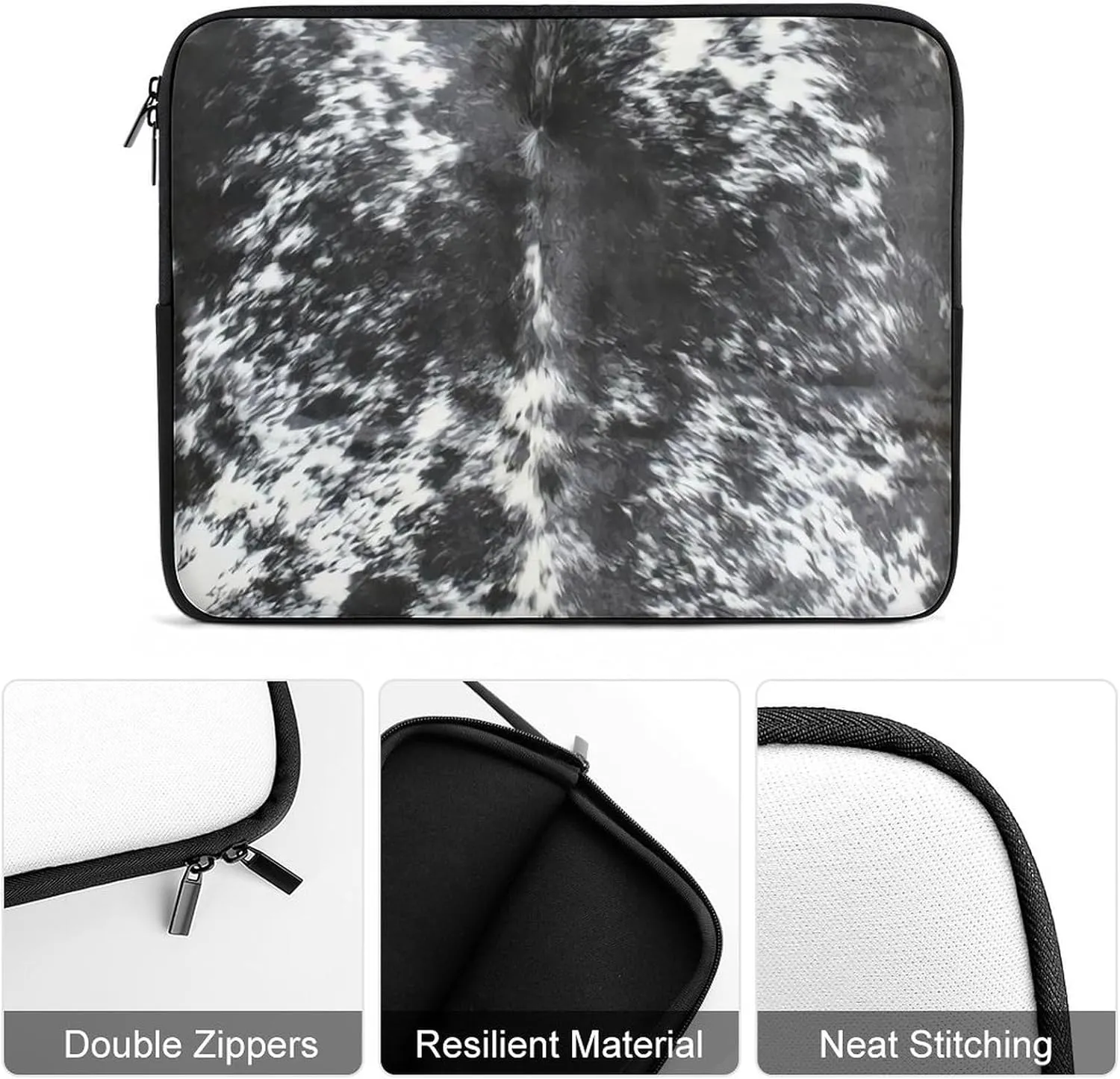 Cute Cats Head All Print Hands Free Withdrawal Laptop Bag Unisex