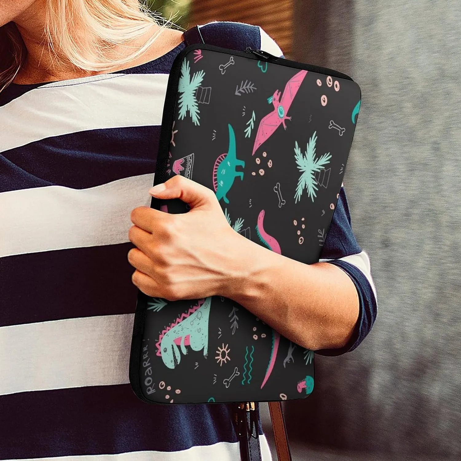 Cute Cats Head All Print Hands Free Withdrawal Laptop Bag Unisex