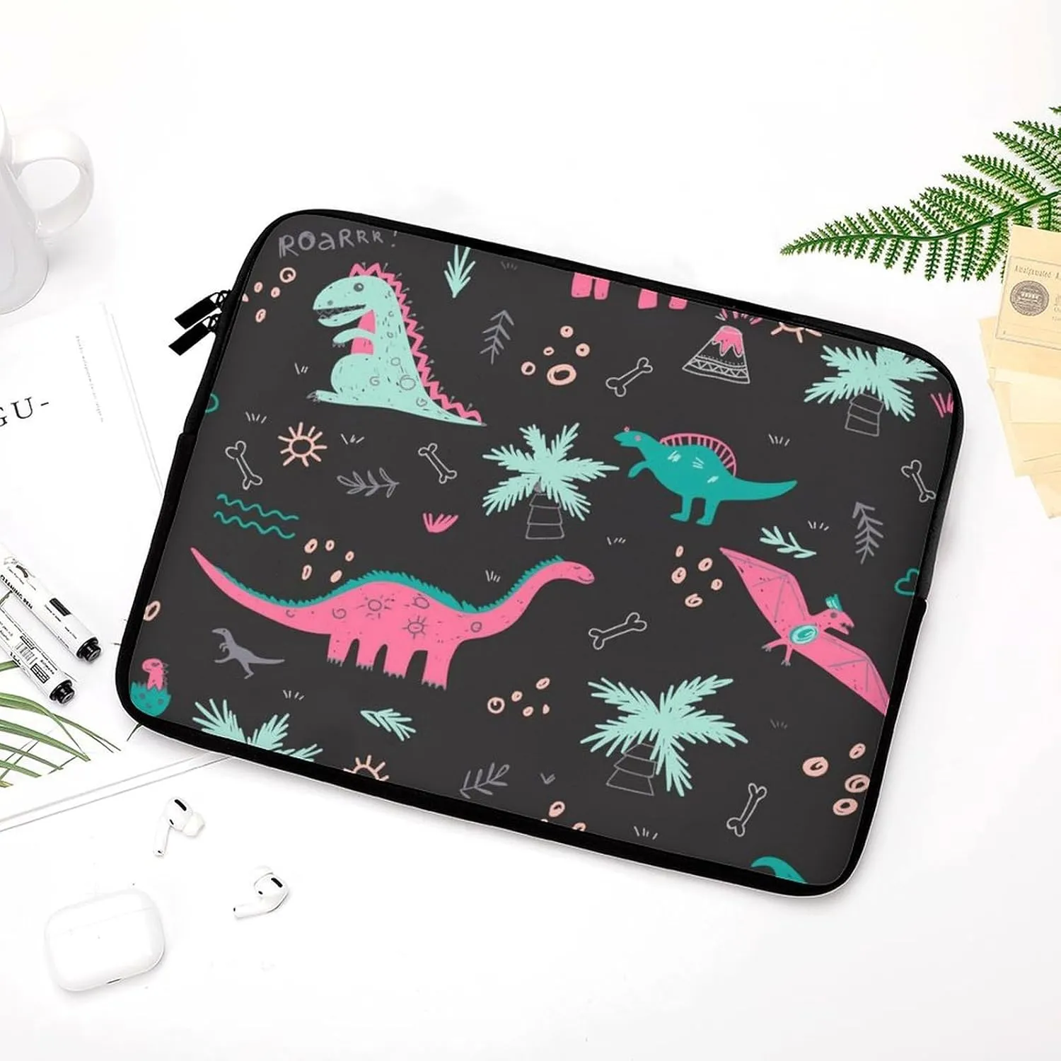 Cute Cats Head All Print Hands Free Withdrawal Laptop Bag Unisex