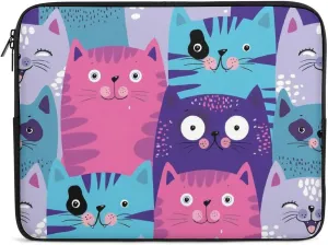Cute Cats Head All Print Hands Free Withdrawal Laptop Bag Unisex