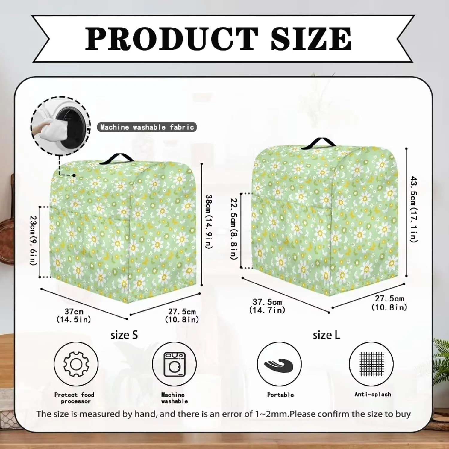 Daisy Mixer Covers Dust Cover,Stand Mixer Storage Bag Protector,Waterproof Tilt-Head Kitchen Mixer Covers,Anti Stains Stand Mixer Covers,Appliance Mixer Accessories