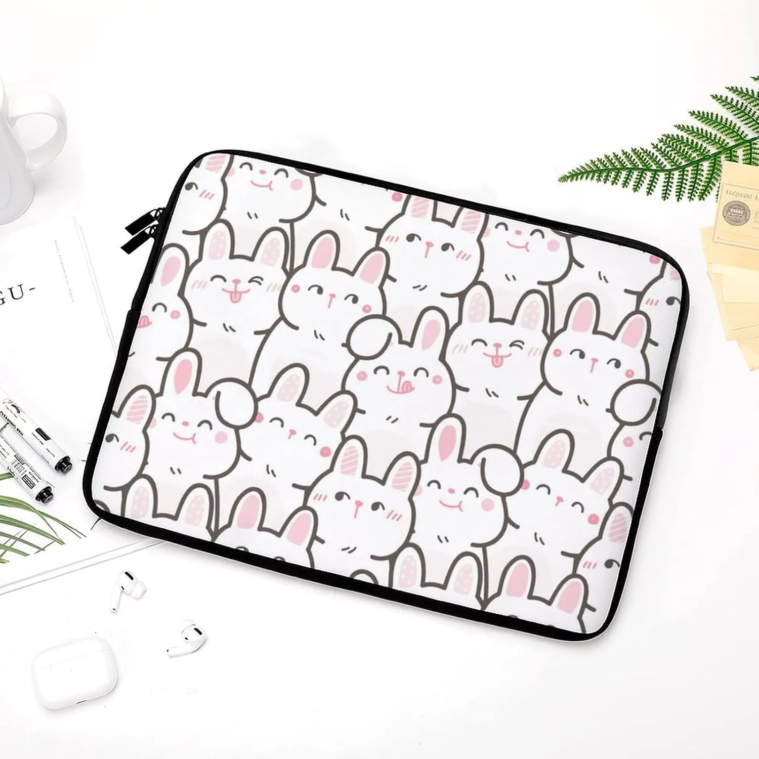 Dalmatian Print Fashion All Print Hands Free Withdrawal Laptop Bag Unisex