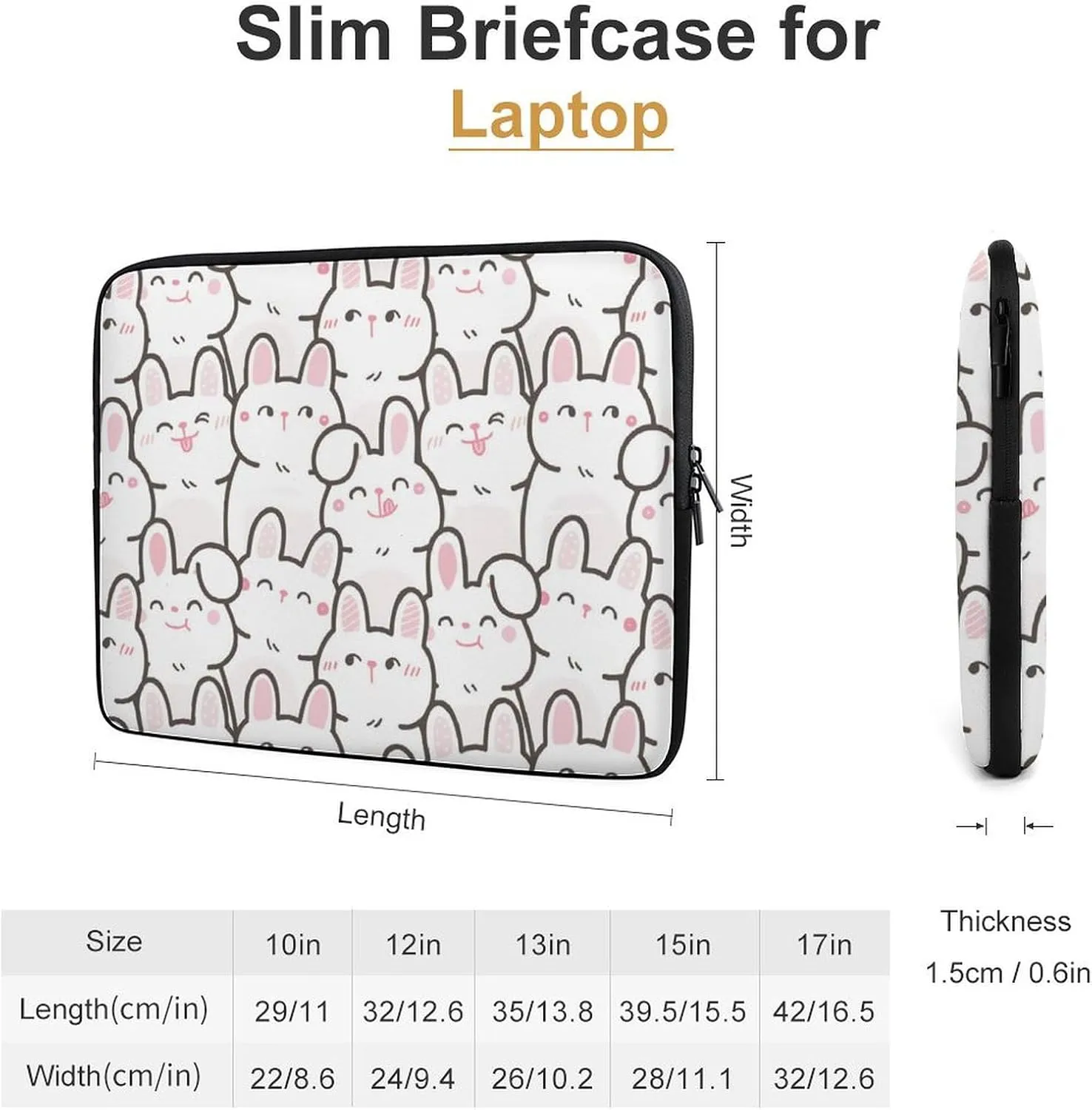 Dalmatian Print Fashion All Print Hands Free Withdrawal Laptop Bag Unisex