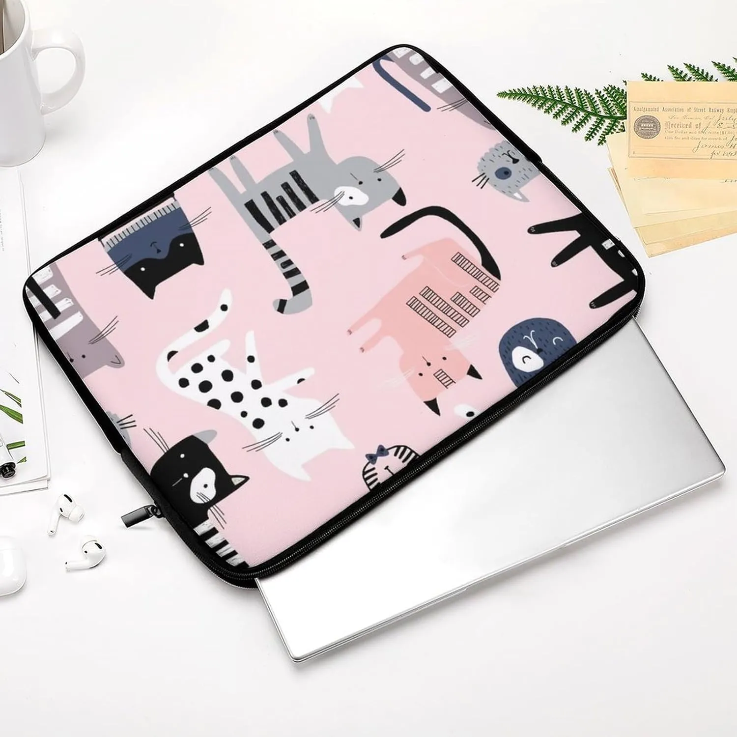 Dalmatian Print Fashion All Print Hands Free Withdrawal Laptop Bag Unisex