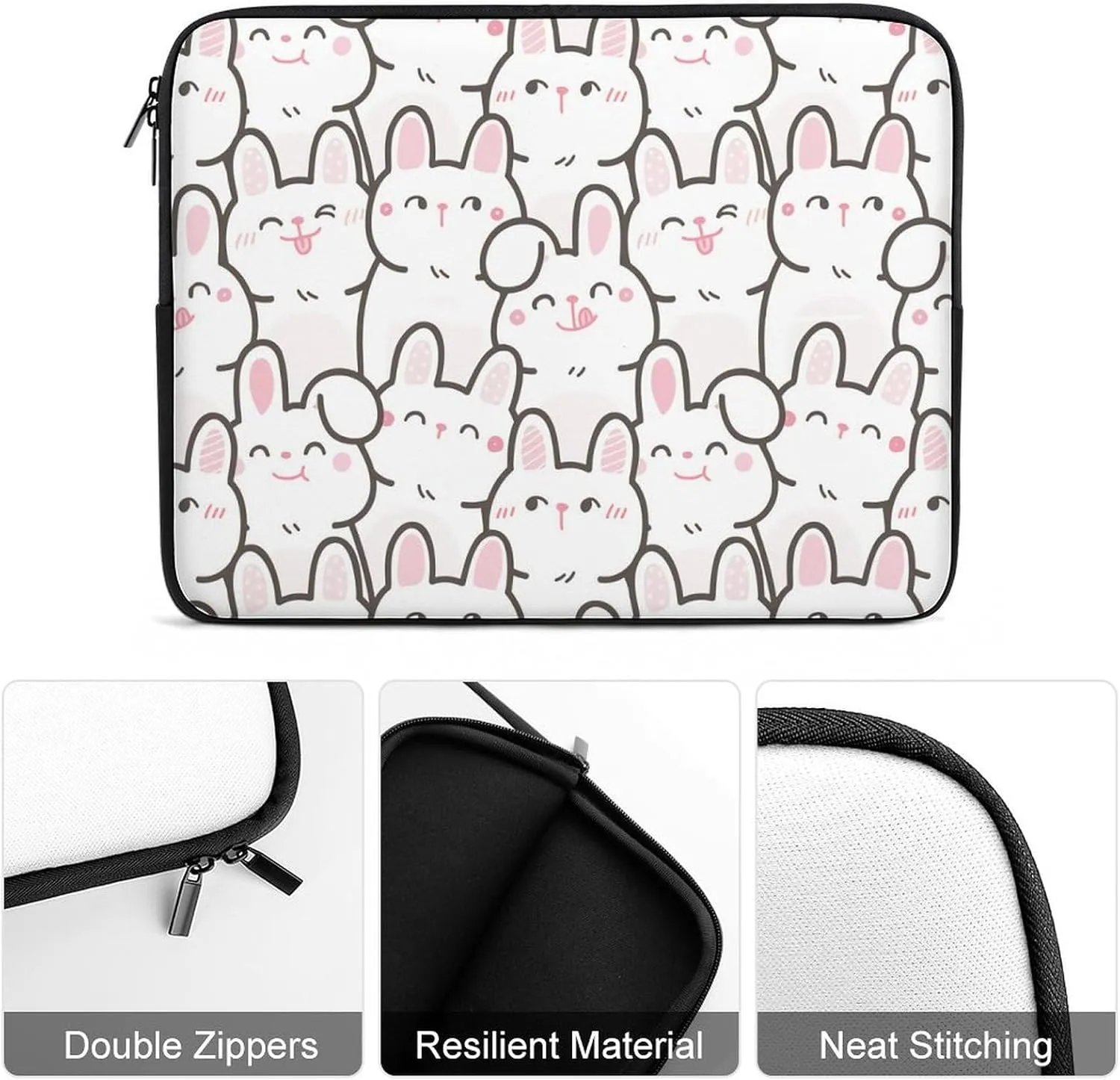Dalmatian Print Fashion All Print Hands Free Withdrawal Laptop Bag Unisex
