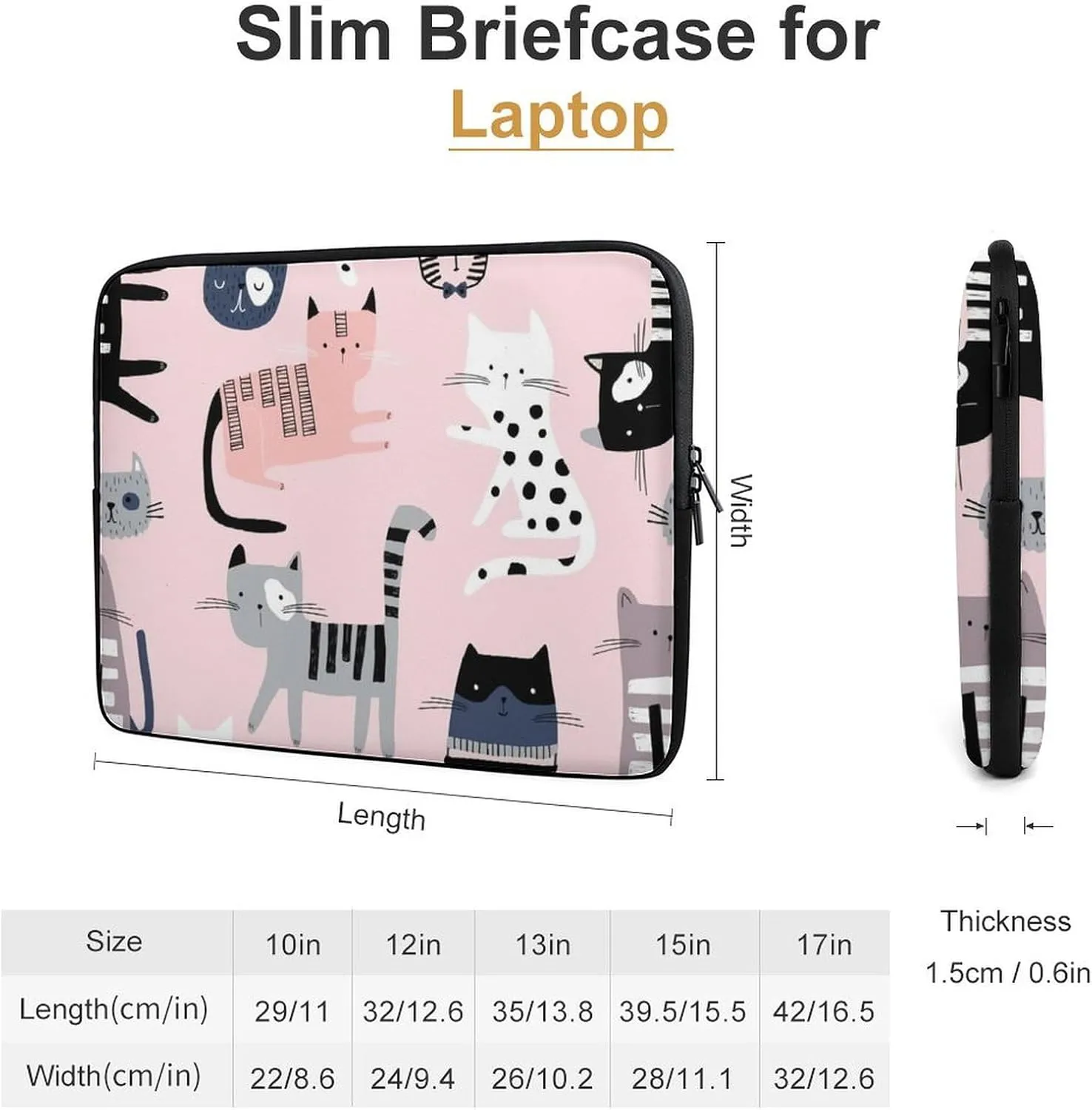 Dalmatian Print Fashion All Print Hands Free Withdrawal Laptop Bag Unisex