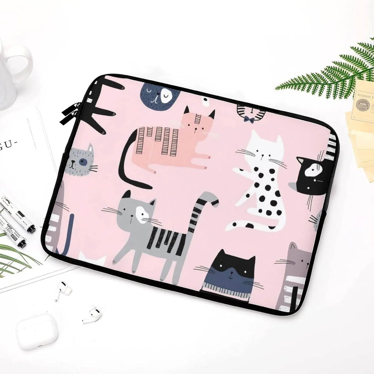 Dalmatian Print Fashion All Print Hands Free Withdrawal Laptop Bag Unisex
