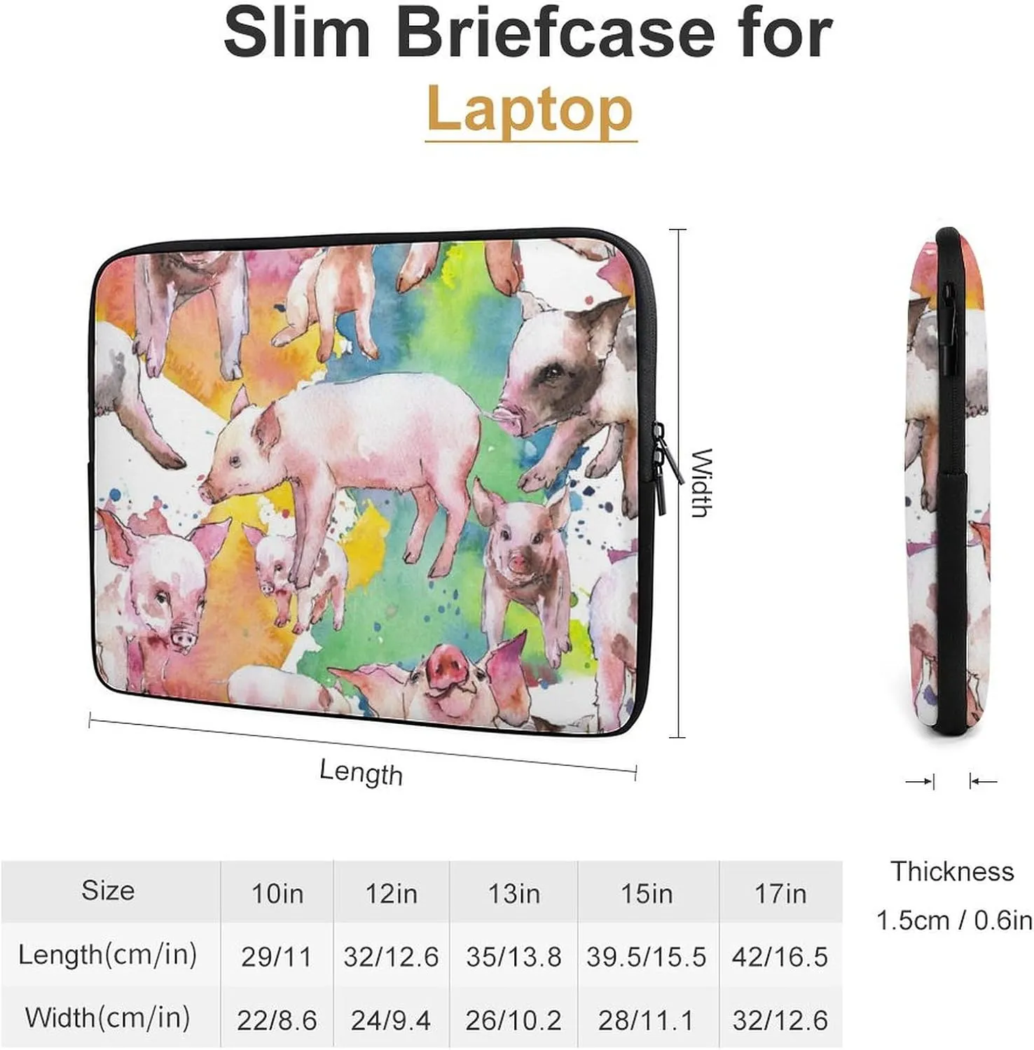 Dalmatian Print Fashion All Print Hands Free Withdrawal Laptop Bag Unisex