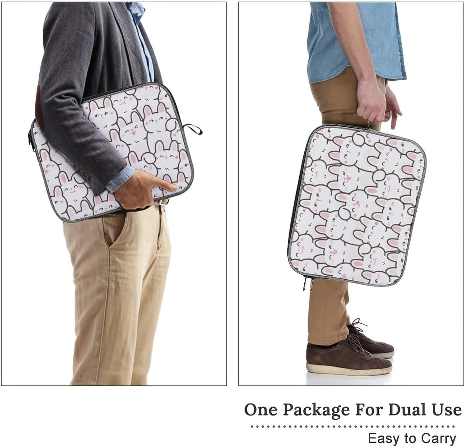 Dalmatian Print Fashion Large Capacity Portable Laptop Case Unisex