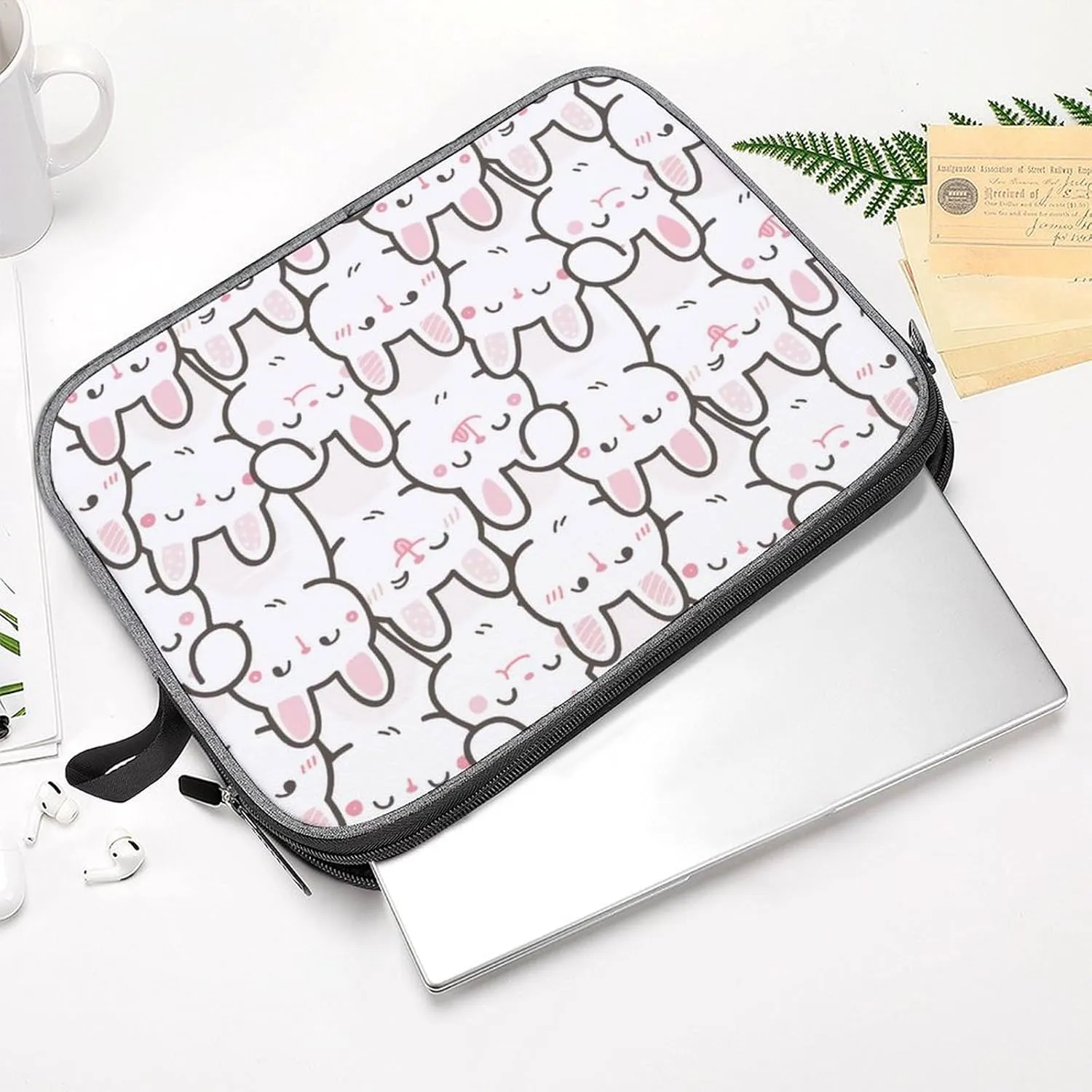 Dalmatian Print Fashion Large Capacity Portable Laptop Case Unisex