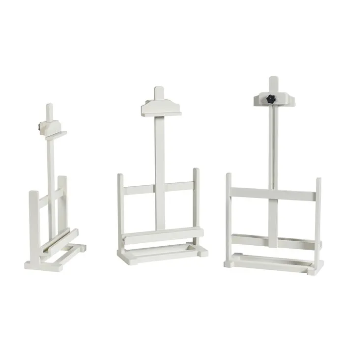 Dann Foley Lifestyle Satin Ivory Tabletop Easel for Art (Set of 3) by StyleCraft DFA531238