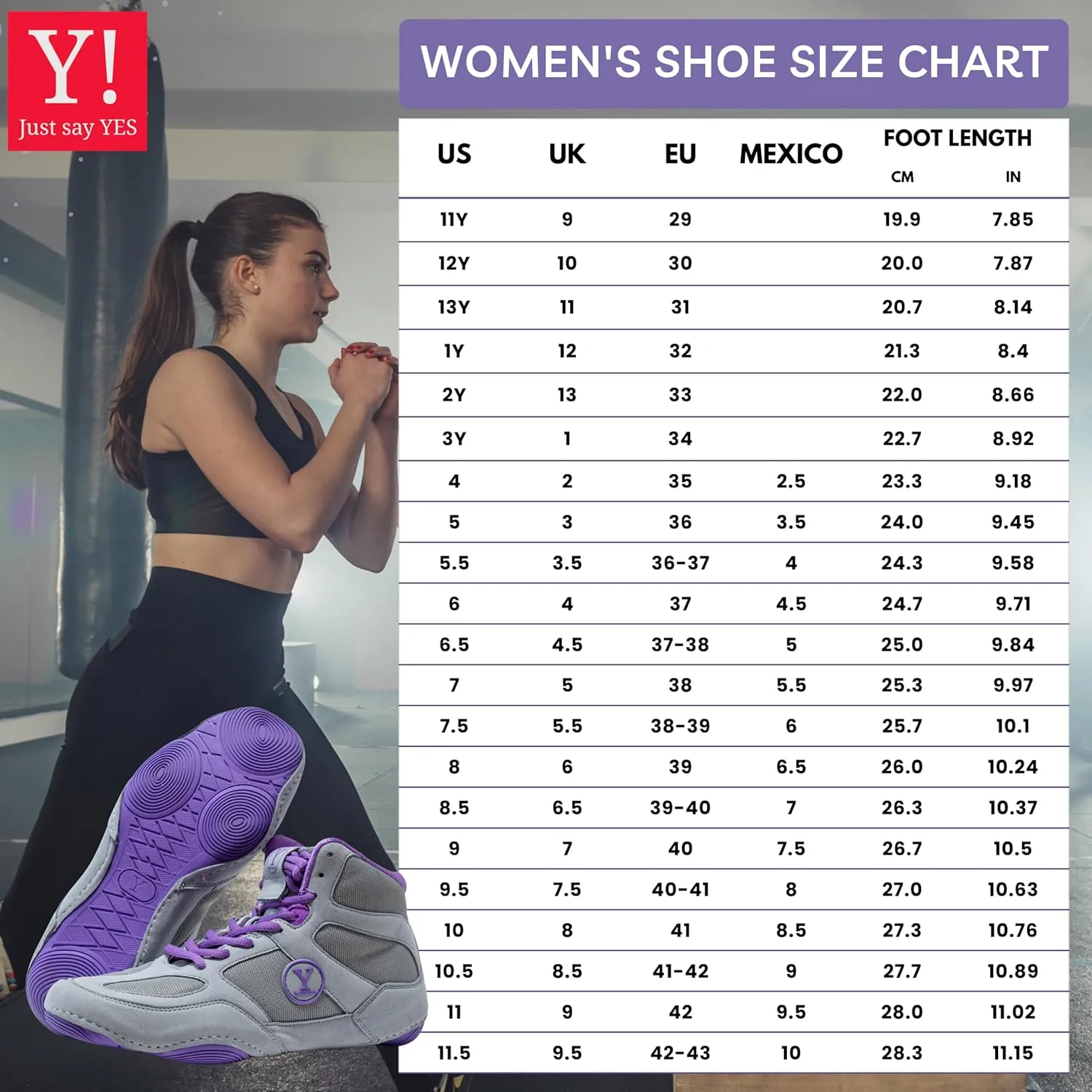 Defiant2 Women’s Wrestling Shoes, 100% Anti-Slip Rubber Sole, Lightweight Boxing Shoes for Women, Durable MMA, Powerlifting, Weightlifting Shoes - Women’s Sizes