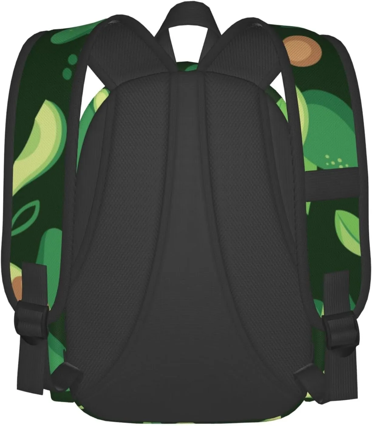 Delerain 17 Inch Backpack Avocado Laptop Backpack School Bookbag Shoulder Bag Casual Daypack For School/Camping/Hiking/Picnic/Beach/Travel