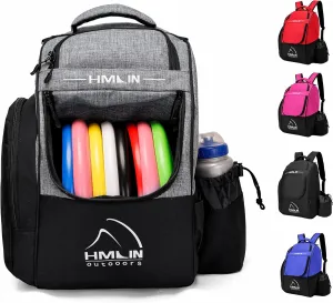 Disc Golf Bag | Disc Golf Starter Set | Disc Golf Backpack Lightweight | Frisbee Golf Discs Bag | Disc Golf Bags For Men| 20 Disc Capacity | 8 Pockets