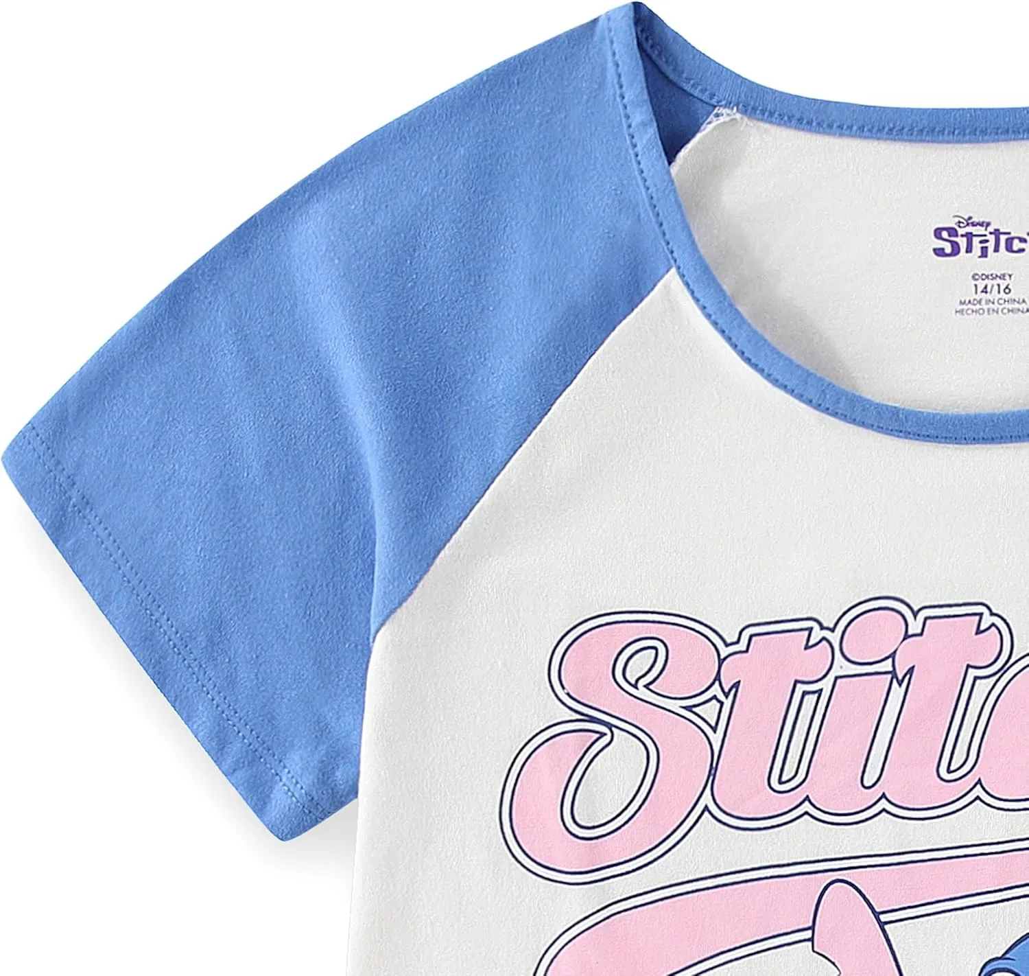 Disney Lilo & Stitch Girls 2 Pack Short Sleeve T-Shirt for Big Kids