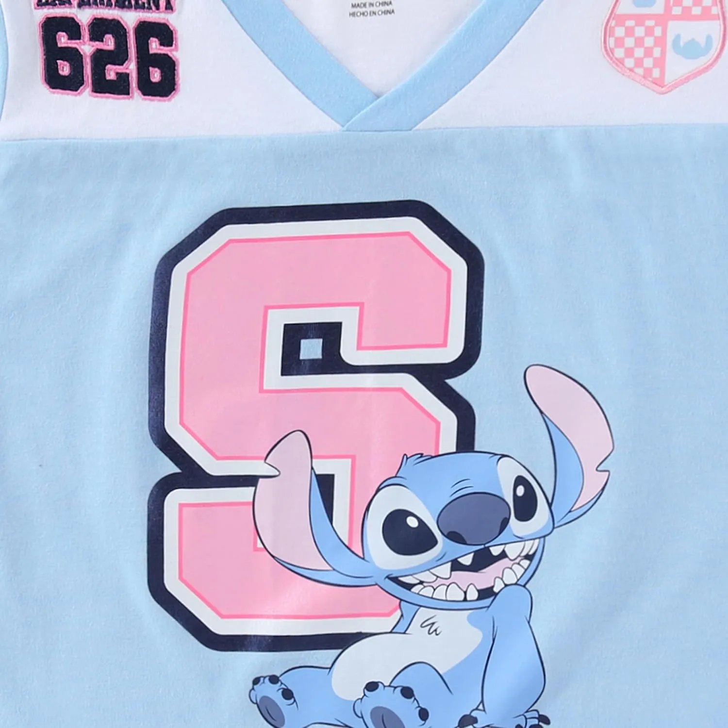 Disney Lilo & Stitch Girls Short Sleeve T-Shirt for Big Kids