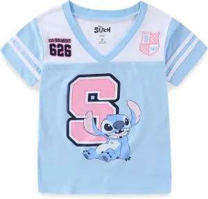 Disney Lilo & Stitch Girls Short Sleeve T-Shirt for Big Kids