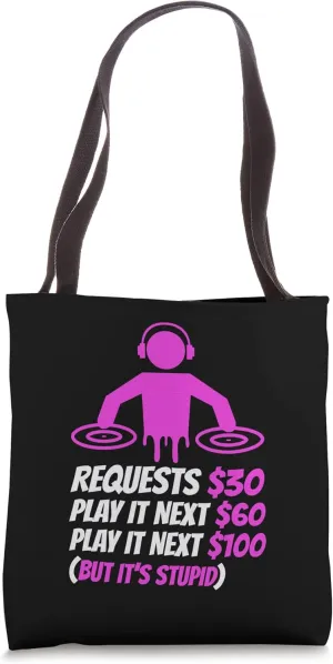 DJ Request Tote Bag