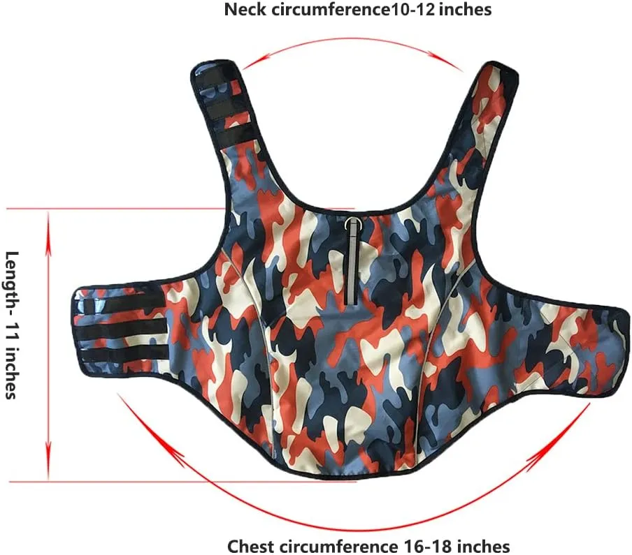 Dog Anxiety Jacket- Keep Calmig Vest Reflective Thunder Coat with D-Ring and Training Handle for Small Medium Large Dogs,Camouflage