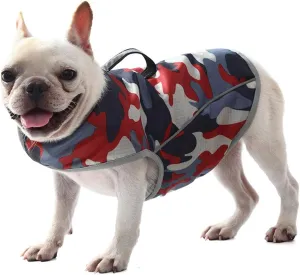 Dog Anxiety Jacket- Keep Calmig Vest Reflective Thunder Coat with D-Ring and Training Handle for Small Medium Large Dogs,Camouflage