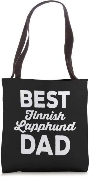 Dog Breed Best Finnish Lapphund Dad Tote Bag