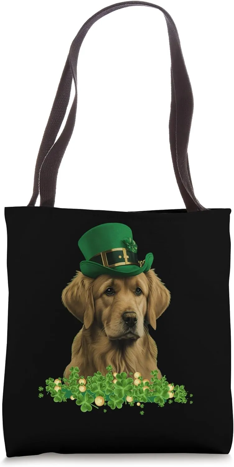 Dog Leprechaun St Patricks Day ,Funny st pattys dog lovers Tote Bag