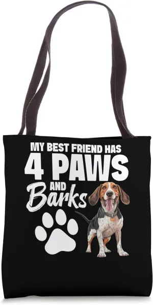 Dog Lover Dog Enthusiast Barks Treeing Walker Coonhounds Tote Bag
