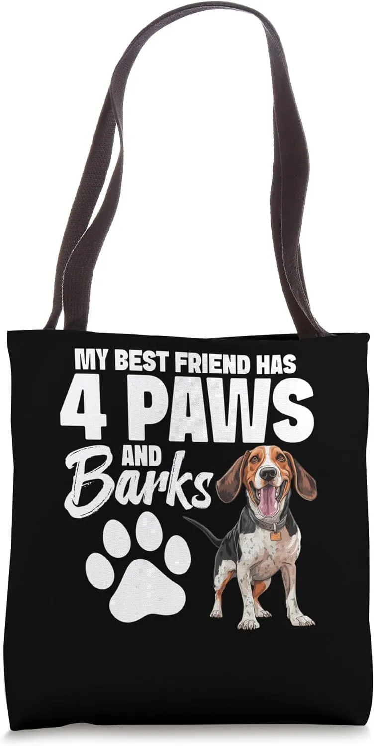Dog Lover Dog Enthusiast Barks Treeing Walker Coonhounds Tote Bag