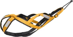 Dog Sledding Harness,Skijoring Dog Scootering Pulling Weight Husky Harness Canicross for Mushing Sled Pet Sledding Dogs Back Large(Red,XXL)