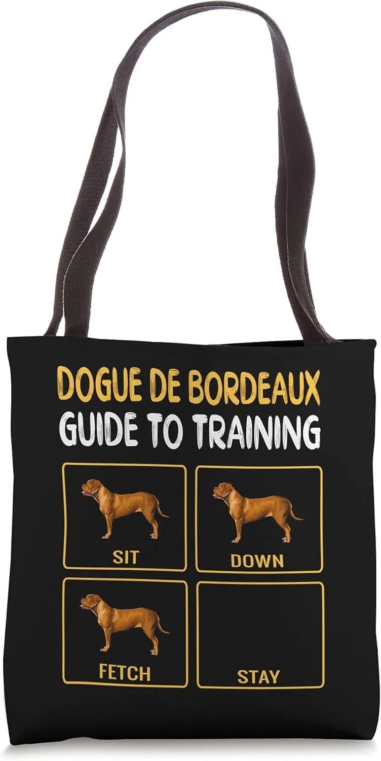 Dogues de Bordeaux Guide To Training Dog Obedience Tote Bag