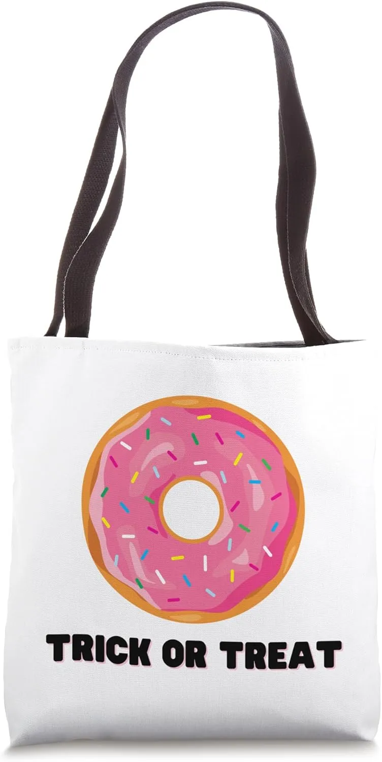 Donut Trick or Treat Bag Tote Bag