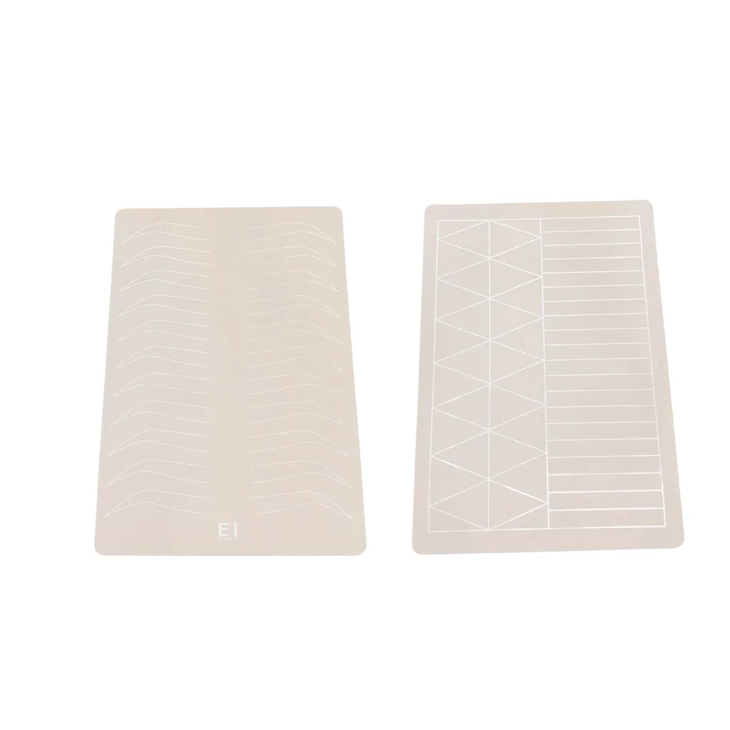 Double Sided 2D Eyebrow and Ombre Latex Practise Mat