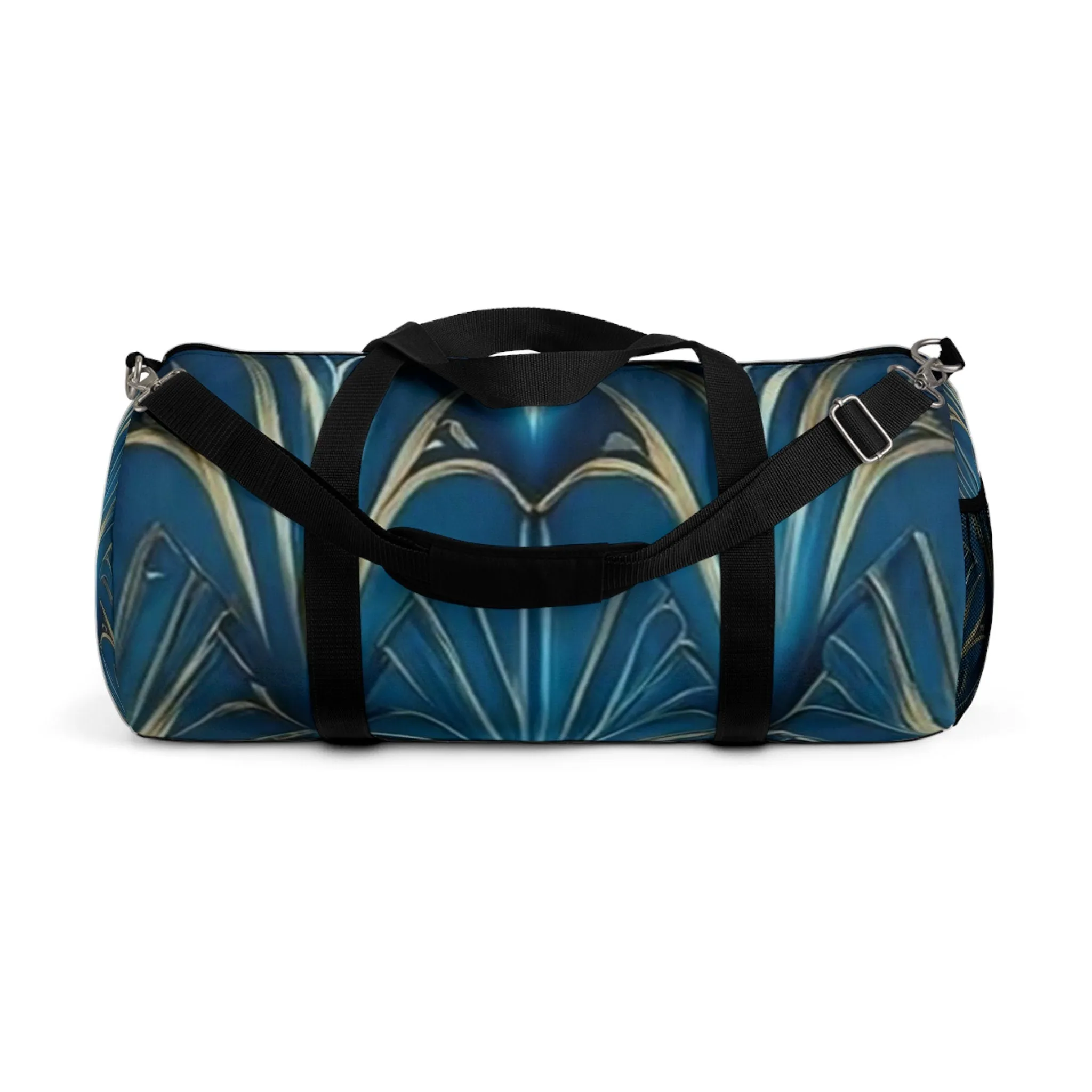 Duffel Bag-Blue & Gold Luggage