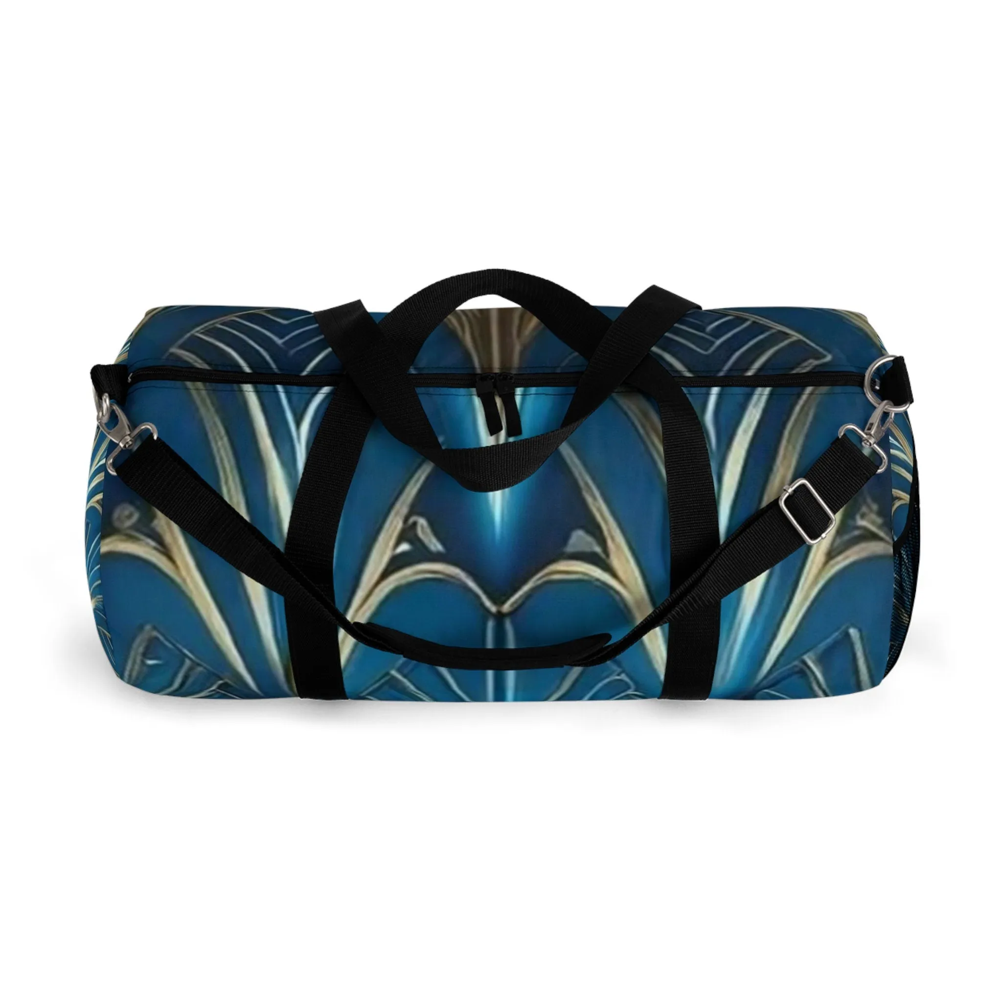 Duffel Bag-Blue & Gold Luggage