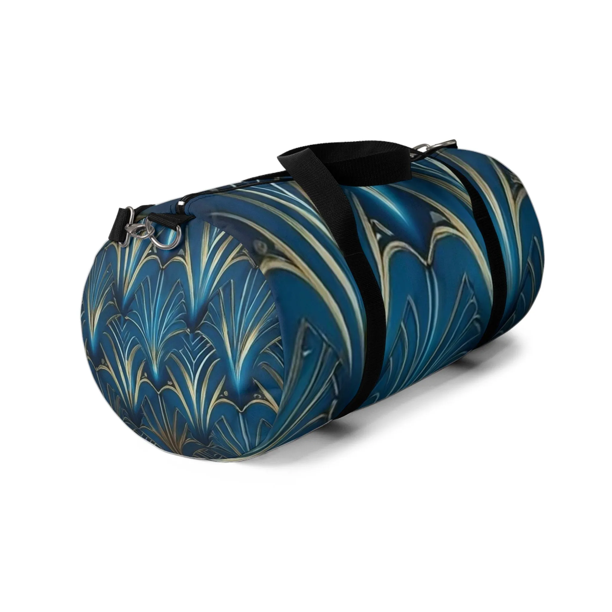 Duffel Bag-Blue & Gold Luggage