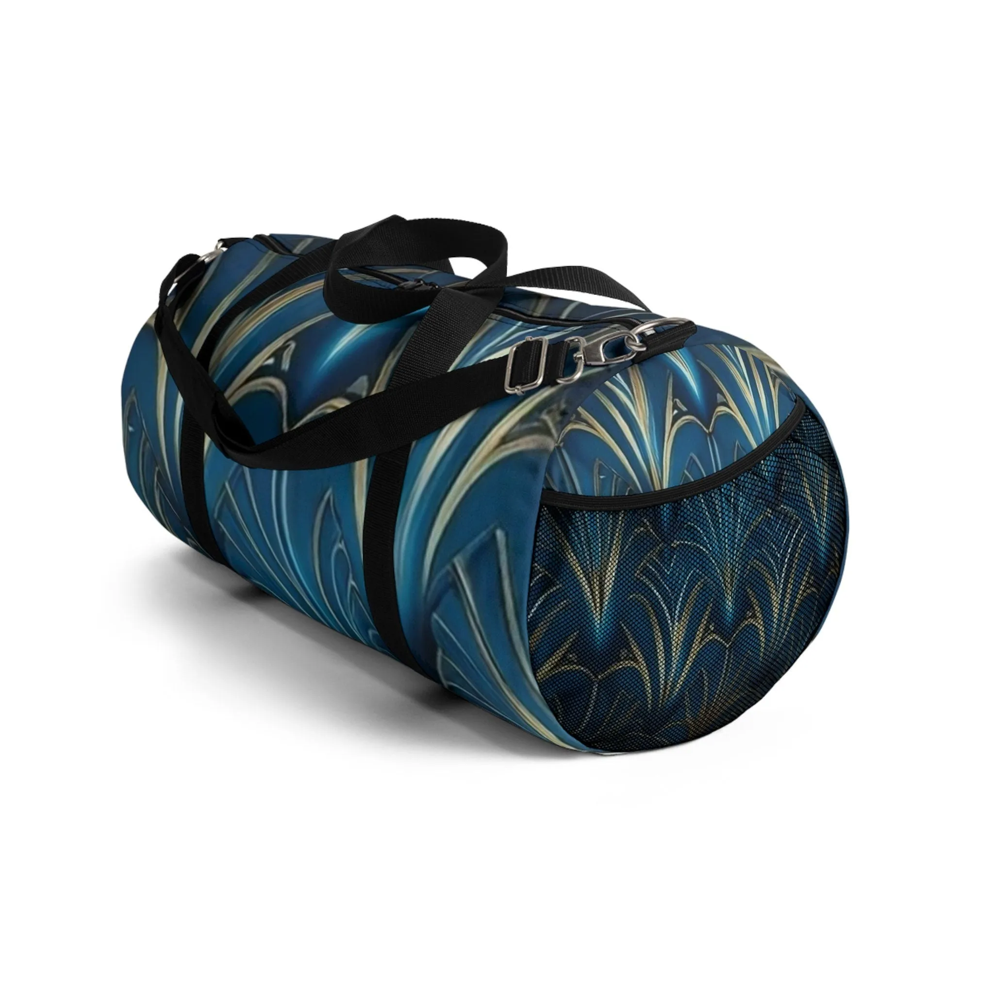 Duffel Bag-Blue & Gold Luggage