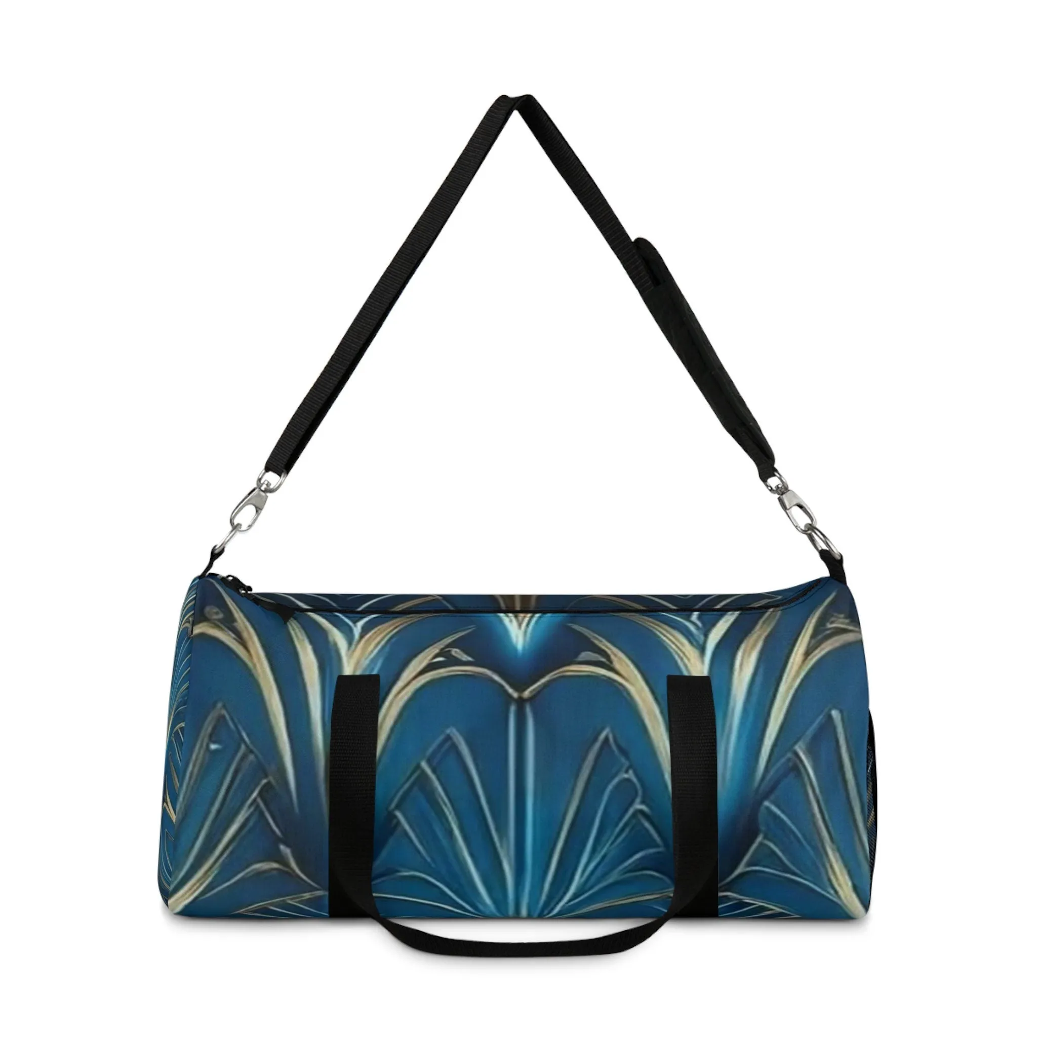 Duffel Bag-Blue & Gold Luggage
