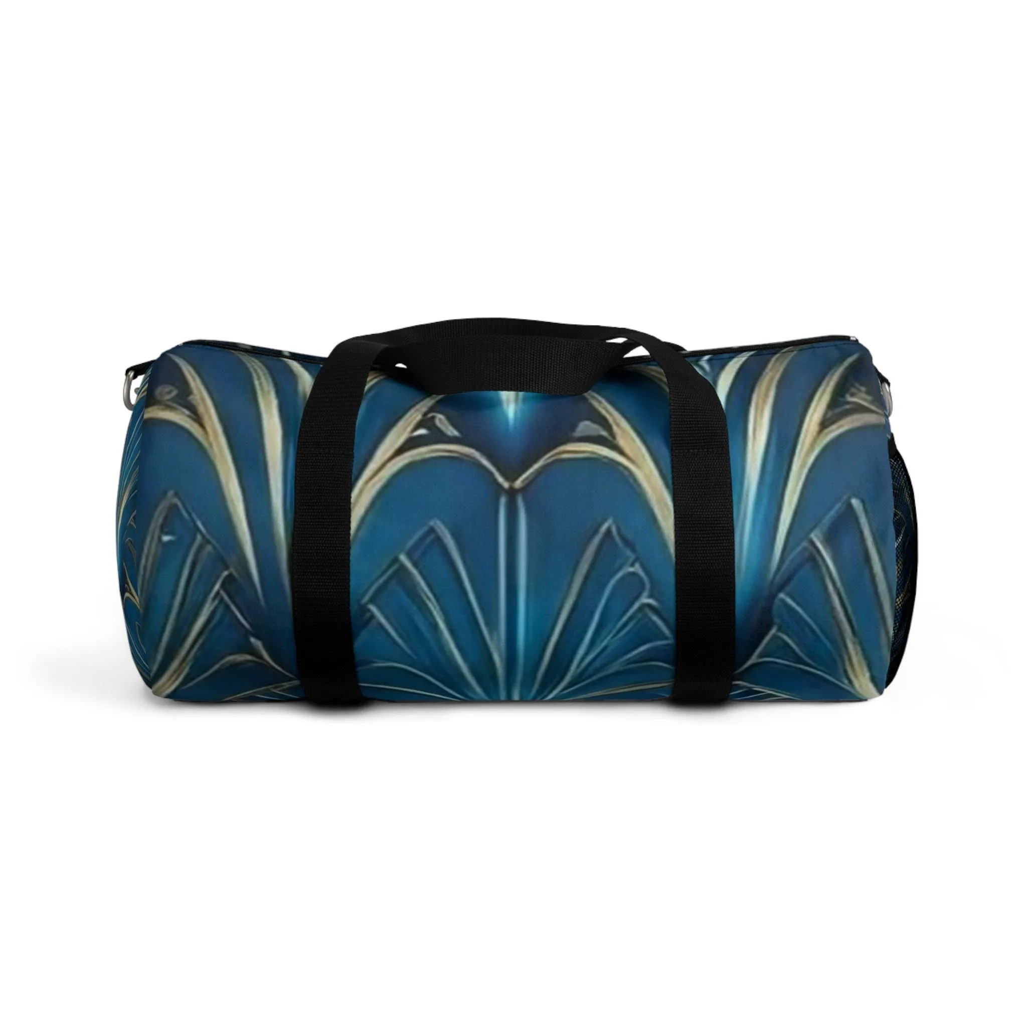 Duffel Bag-Blue & Gold Luggage