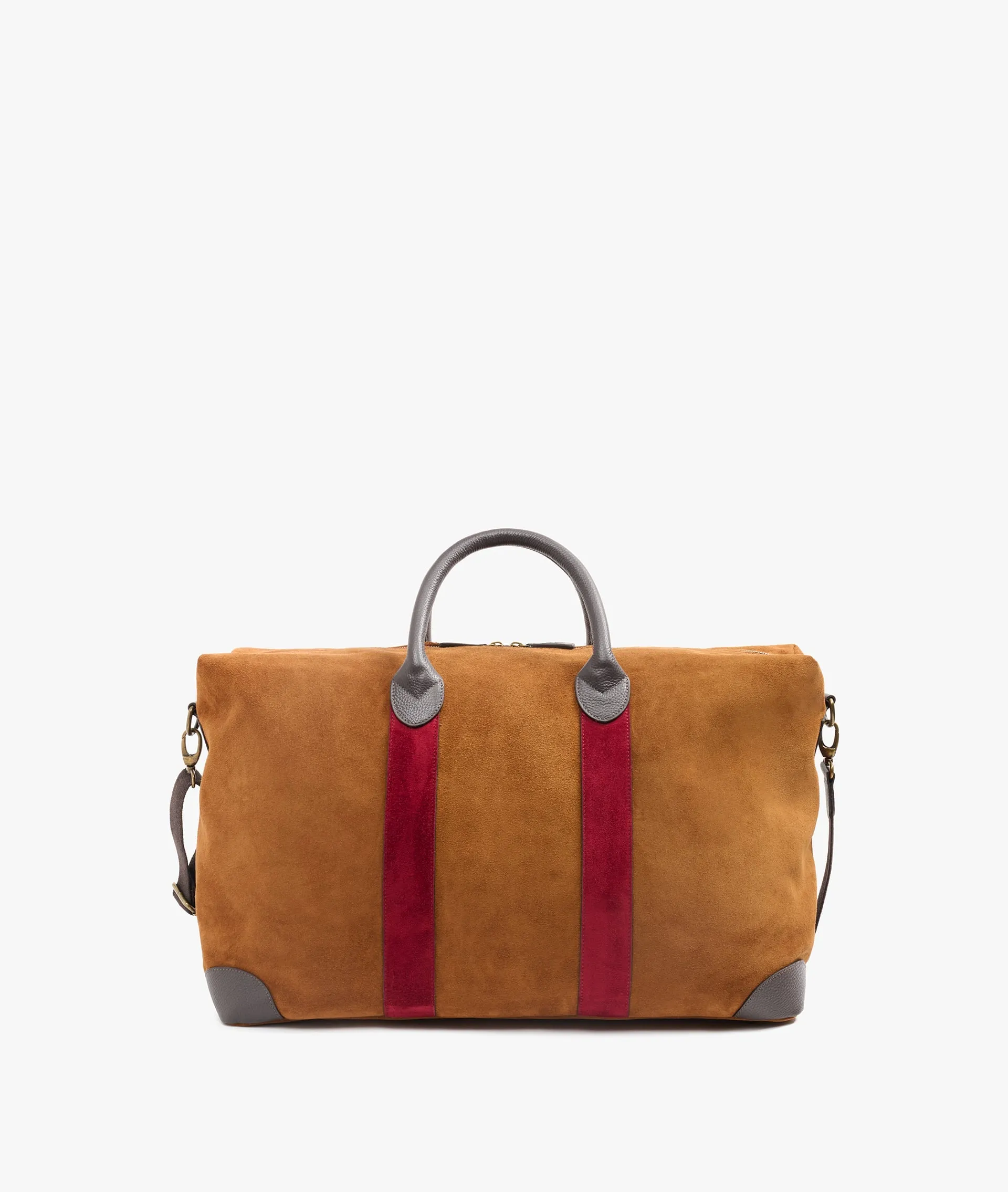 Duffel Bag Harvard Twin Deluxe - Light Brown/Burgundy