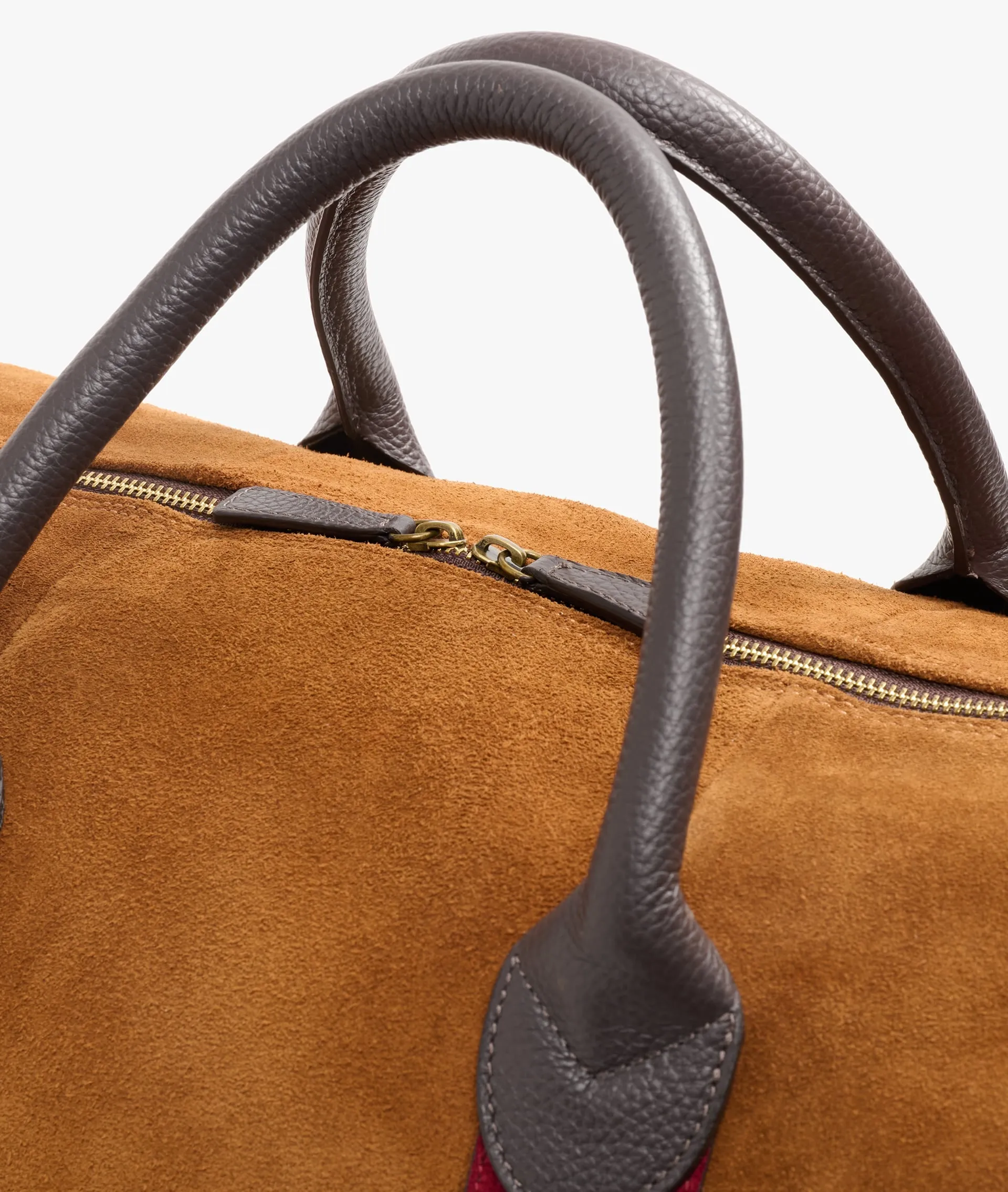 Duffel Bag Harvard Twin Deluxe - Light Brown/Burgundy