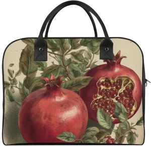 Duffle Bag for Travel Tote Bag Crossbody Bags Berries of Pomegranate Printed Gym Bag Shoulder Bag Travel Handbag for Men Women