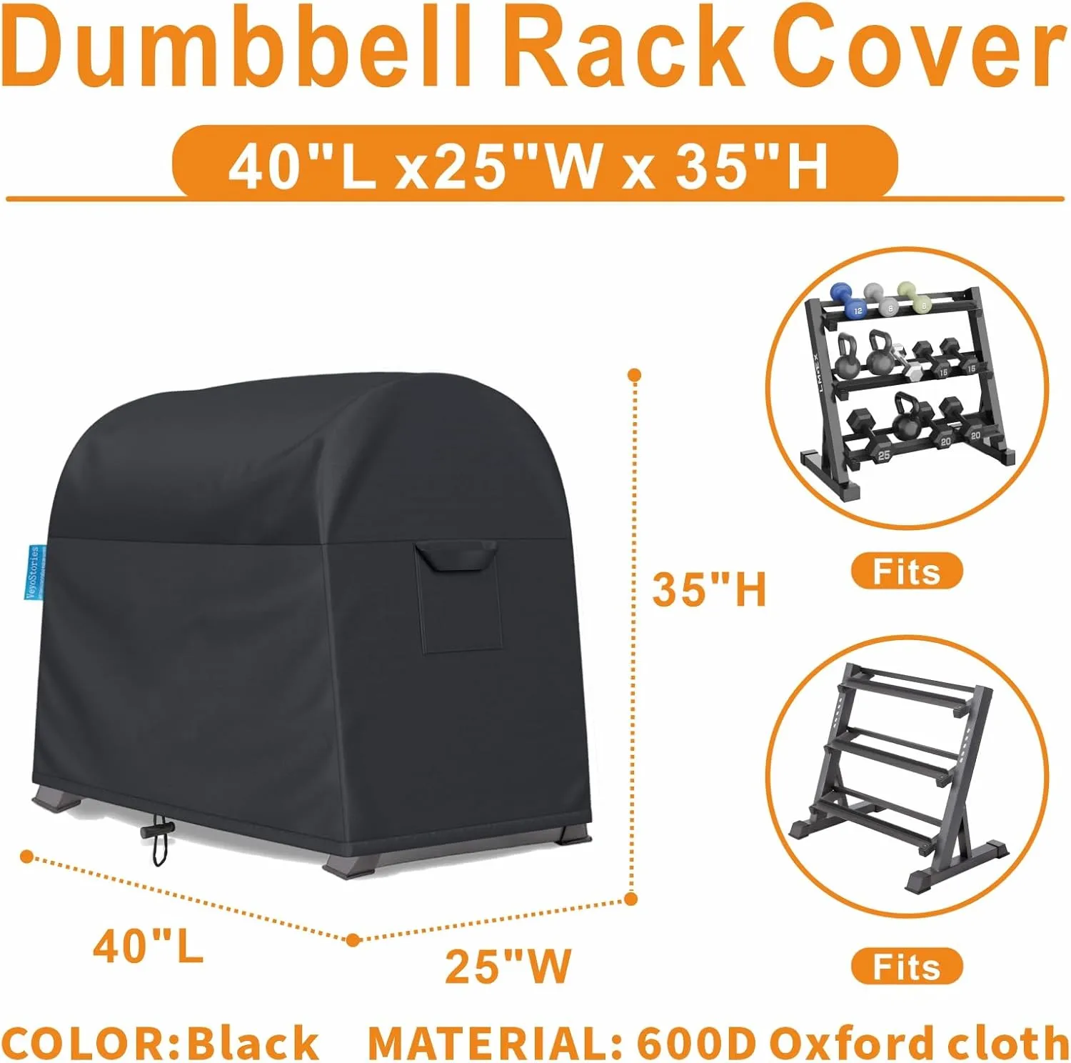 Dumbbell Rack Dust Cover, A-Frame Dumbbell Rack - Waterproof and Dustproof for Home Gym Dumbbell Set Brackets