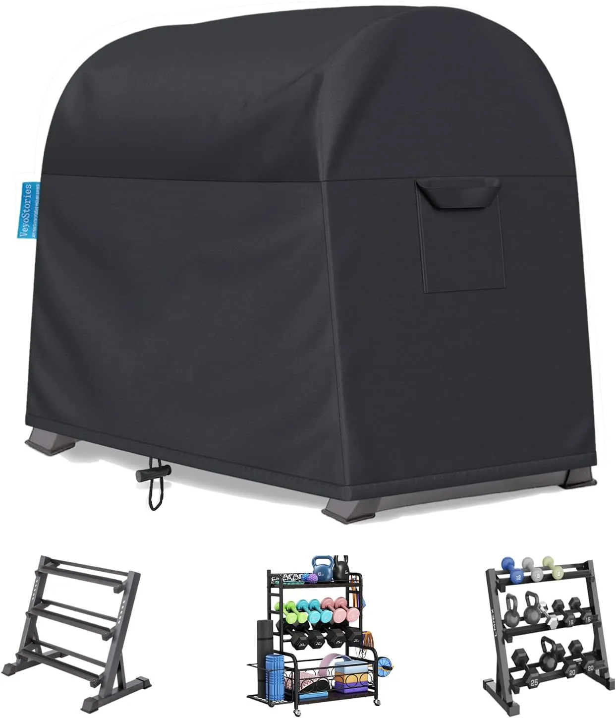 Dumbbell Rack Dust Cover, A-Frame Dumbbell Rack - Waterproof and Dustproof for Home Gym Dumbbell Set Brackets