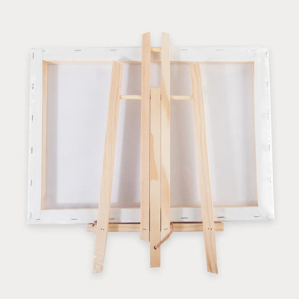 Easel and Canvas Discovery Large 30 x 40cm (11.8 x 15.7in)