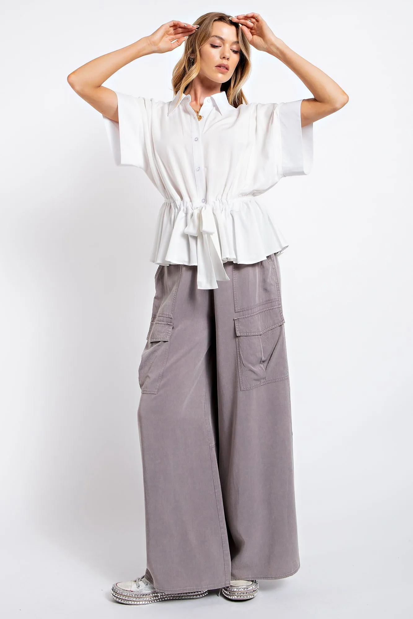 Easel Mineral Wash Cargo Pant