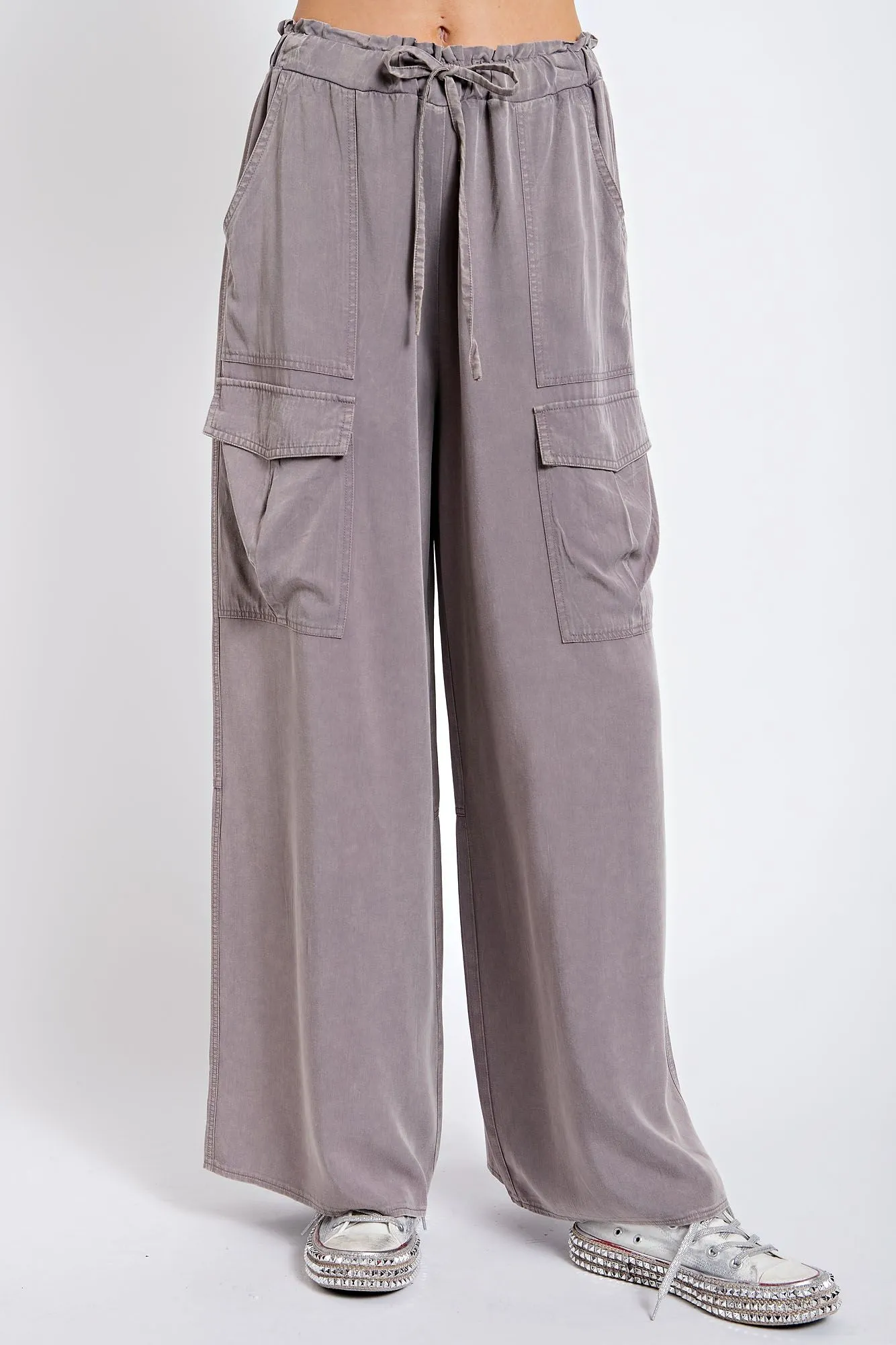 Easel Mineral Wash Cargo Pant