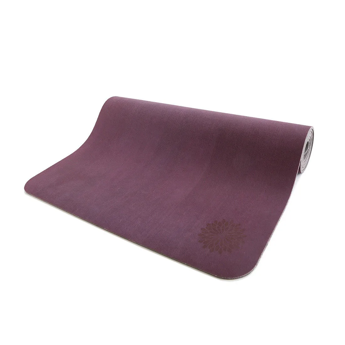easyoga Premium Natural Rubber Yoga Mat - P7 Dark Purple / Light Purple
